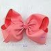 XIMA 20pcs 8inch baby Boutique Grosgrain Ribbon Hair Bows Clips for Baby girls Hair bows (With Alligator, Mixcolors)