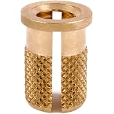 E-Z LOK Plastic Thread Insert, Flanged, 0.25-20, 25 ct | Brass construction