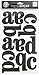 me & my BIG ideas 10-Sheet Alphabet Stickers, Large, Century Black