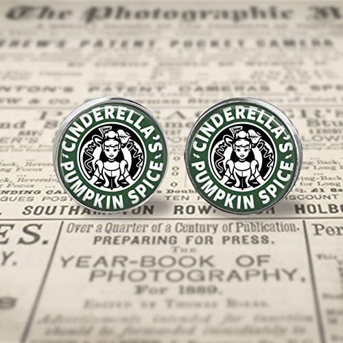 Cinderella Starbucks Stud Earrings