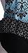 Flirty Aprons Women's Original Aqua Damask Apron