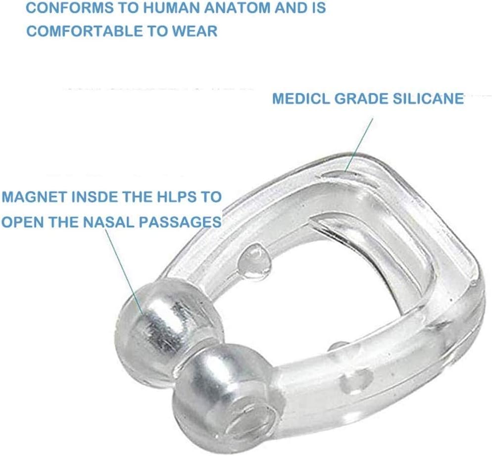 MJ-Brand 2 pcs Anti snoring Device Silicone Magnetic Anti Snore Nose Clip Effective-Easy Stop Snoring Solution Professional Sleeping Aid Relieve Snore for Men Women - Quiet Night: Home & Kitchen