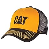 Cat Yellow Twill Blue Mesh Cap