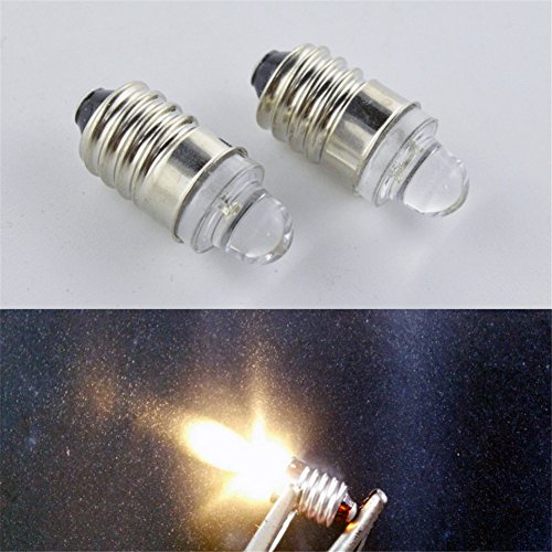 image for Ruiandsion Dashboad Torchlight Head LED Bulb Light E10 Warm White 4300