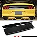 Fits for 2015-18 Ford Mustang Gloss Black Emblem-Delete Plain Trunk Decklid Panel Trim Cover
