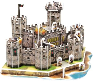 POP Out World 3D Puzzle - Theme Park Series "Medieval Castle and Pirate Ship