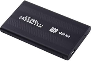 2.5" USB 2.0 SATA HDD External Hard Drive Disk SSD Case Enclosure Plug&Play - axGear