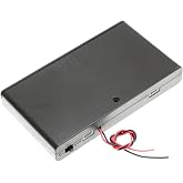 QTEATAK 2 Set 8 x AA Thicken Battery Holder Base Box | Features ON/Off Switch and Wire and Cover