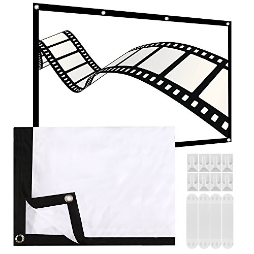 4 Micsoa+Portable+Projector+Screen+Inch