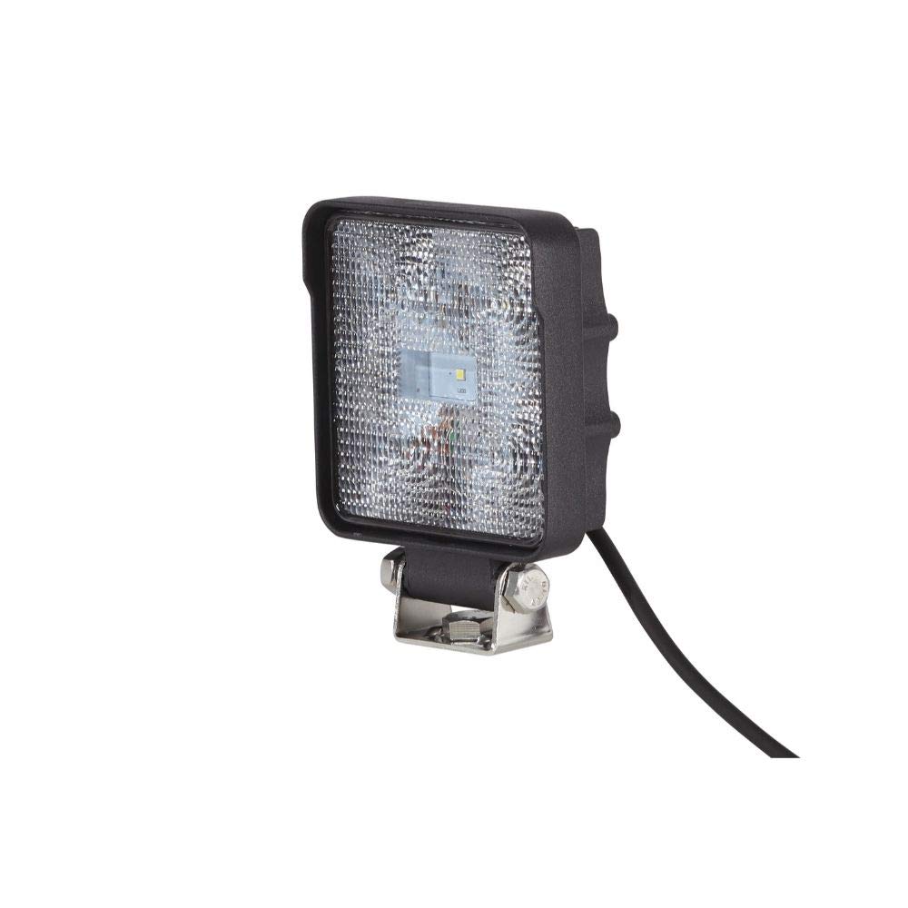 HELLA VALUEFIT 1GA 357 107-022 LED-Worklight - S800 - 24/12V - Square - 800lm - Bolted/mounting - Swivelling Mounting Bracket - Short distance lighting - Cable: 3000mm - Plug: open cable ends