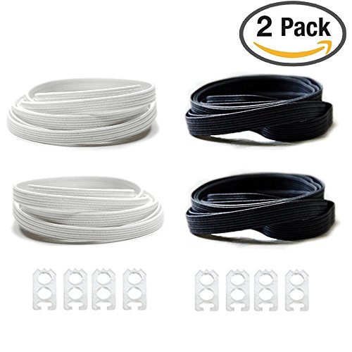 DB Elastic No Tie Shoe Laces, Replacement Shoelaces, Flat Elastic Shoe Laces for Running, Athletic, Mens, Womens, Kids - Thumbnail 7