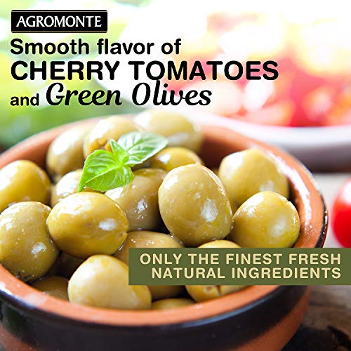 Agromonte Authentic Italian Cherry Tomato Pasta Sauce (Puttanseca) with Olives and Capers - Taste of Italy Gourmet Foodie and Chef Gift - Certified Kosher, Gluten-Free, All Natural 9.17oz (single) - Thumbnail 4