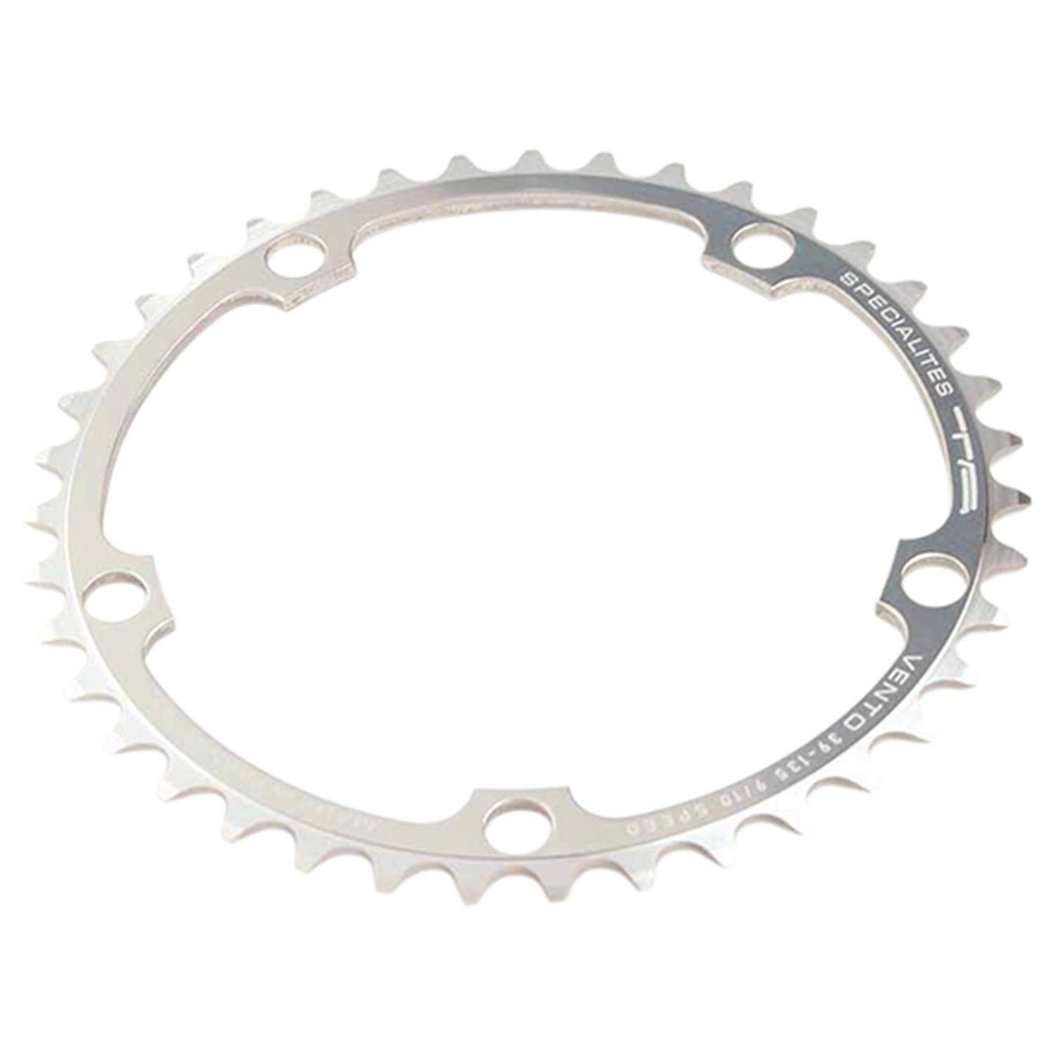 Spécialités TA Vento 135pcd Campagnolo 9/10 Speed Chainring, Silver, 40T Middle