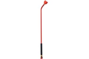 Dramm Sunrise Soft Rain Watering Spray Wand – 30” Long, Red – Gentle Full-Flow Spray with Shut-Off Valve & 8” Foam Grip – Lightweight & Durable for Gardens, Hanging Baskets & Planters
