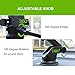 Car Phone Holder, ZACTEK, Long Neck Windshield Phone Holder Sticky Gel Pad Car Mount Compatible with iPhone Andriod Phone Samsung Huawei ZTE VIVO Oppo Google Pixel Galaxy Edge Smartphone (Black)