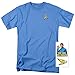 Popfunk Star Trek Science Uniform T-Shirt w/Liquid Gold Ink & Stickers (XL, Blue)