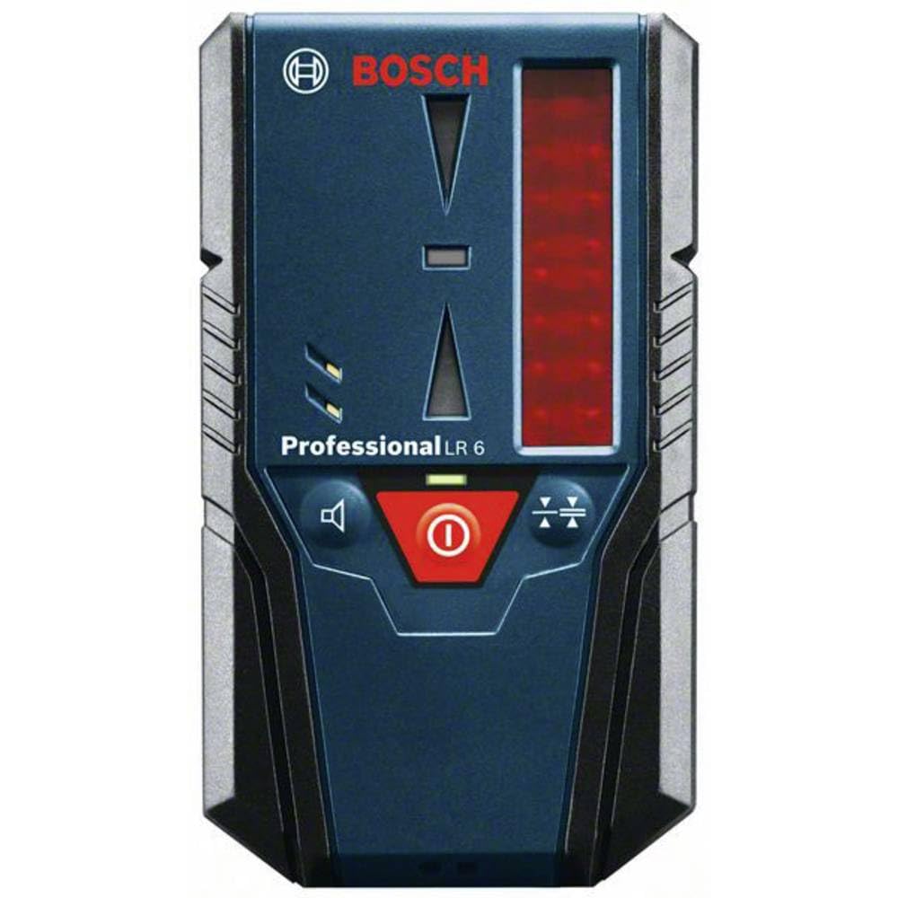Bosch Professional Laser Receiver LR 6 (red Beam, 2 x 1,5 V Batteries AAA, Range: 5-50 m)