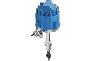 THEBIGDEALS HEI Ignition Distributor for Small Block Ford 351W Windsor 5.8L 8 Cylinder New Distributor 65K Coil with Blue Cap