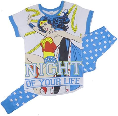 Ladies Older Girls Superhero Pyjamas Pajamas Sleepwear Marvel DC Comics