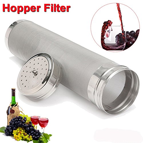 ProMaker Beer Dry Hopper Filter, Stainless Steel Hop Strainer Micron Mesh Beer Filter Cartridge (2.8 X 11.8 inch)
