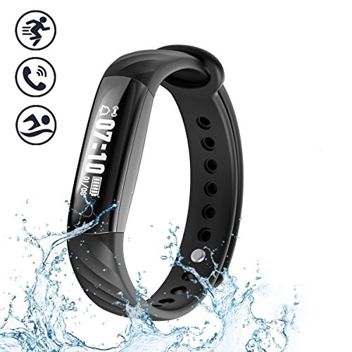 Fitness Tracker, Blutooth Pedometer, Piixy I5A IP67 Waterproof Resistant Bluetooth Smart Bracelet as Step Counter, Activity Tracker, Sleep Monitor, Pedometer, Calorie Counter Watch for Kids Women Men