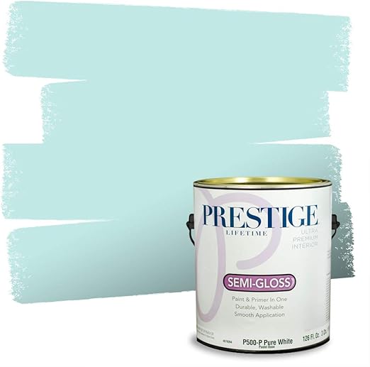 Prestige Paints Interior Paint and Primer In One, 1Gallon, SemiGloss