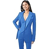 Womens Tuxedo 3 Piece Suit Sets for Women Blazer Pants Vest Set Womens Business Professional Outfits