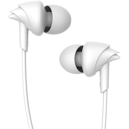 boAt BassHeads 100 in-Ear Headphones with Mic