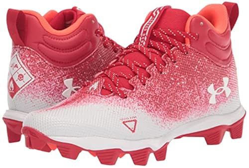 Under Armour Men's Spotlight Fran Red (600)/White, 10 Medium