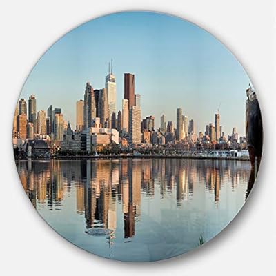 Designart Mt7581 C11 Toronto City Skyline Panorama Cityscape Photography Large Disc Metal Wall Art Disc Of 11 Blue 11 X 11 Buy Online At Best Price In Uae Amazon Ae