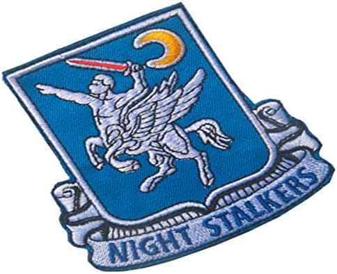 Junyee US Special Operations Air Force Tactical Morale Sew Iron on Patch Embroidery Badge Appliques(Blue)