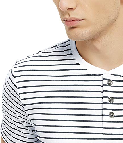 mens striped henley