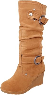 botas altas marrones