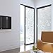 Cool Privacy Window Film, Decorative Static Cling Glass, Home & Office Film, Stained Circles, Self Adhesive Sticker Frosted Privacy Pattern PVC Vinyl Glass for Home Office Store Roll 17.7x78.7Inch