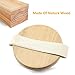 Sunmore Dry/Wet Body Brush,Natural Bristles,Clear Dead Skin Cells While Reducing Cellulite and Toxins,Wooden Bristles Scrubber, Body Massager