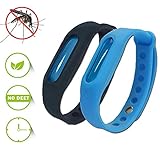 All Natural Mosquito Repellent Bracelets Waterproof Anti Mosquito Bracelet Wristband for Kids Adult 90 Days Protection Non Spray Deet Free Kiveta