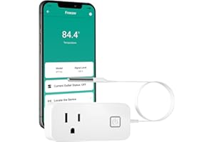 MOCREO Temperature Controller Reptile Thermostat Outlet, Bluetooth Temp Control Plug with Alarm for Terrarium Heat Mat Heating Pad, Greenhouse, Homebrew Fermenter, 110V 10A 1100W