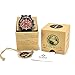 Men Natural Handmade Classic Fashion Wood Watch Analog Quartz Watch, Wristwatch with Calendar and Luminous Pointers in The Dark