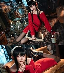 Anime Cosplay Family Costume, Yor Forger Anya