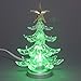 USB Christmas tree Mini Christmas Tree Small christmas tree Colorful christmas tree Mini 7 Colors Fiber Optic Seasonal Decorative Christmas Tree(Color Changing) (Plastic)