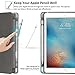 SWEES Compatible iPad 9.7 2018/2017 Case with Pencil Holder, Shockproof Durable Smart Cover Leather Case with Built-in Apple Pencil Holder Compatible iPad 9.7 inch 6th/5th Generation, Marble