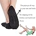 QING Women's No Show Low Cut Hospital Slipper Socks Great for Barre Pilates Yoga with Non Skid Grips Pack of 3, Black, One Size (black 1 pack)