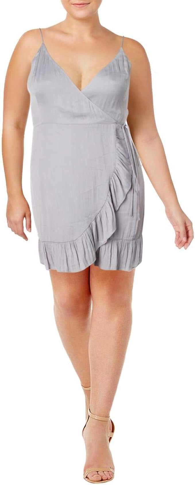 all my love shine wrap dress