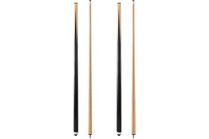 JEPNJPU 20 OZ Pool Cue Sticks 36inch 42inch 48inch 52inch 58inch Set of 2 or 4,Billiard Cue Sticks with 13mm Leather Tip for Beginners,Adults(2-Piece，14 OZ to 20 OZ)