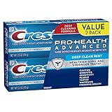 Crest Twin Pack Pro-Health Advanced Deep Clean Mint Toothpaste, 3.5 Ounce Tubes Each, Twin Pack