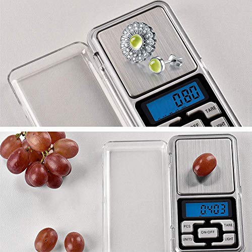 millet16zjh Electronic Scale,500g/0.01g Mini Precise LCD Digital Jewelry Electronic Scale Weighing Balance