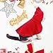 Legendog Cat Costume Pet Christmas Costume Red Velvet Pet Cape Cat Cloak with Christmas Hat Cat Apparel for Cats and Small Dogs
