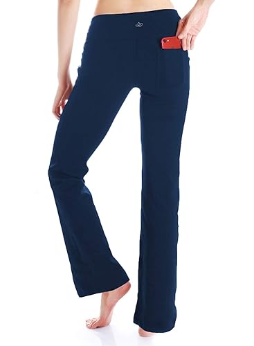 Yogipace,Petite/Regular/Tall,Women's Bootcut Yoga Pants Long