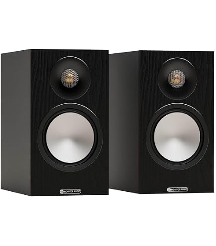 Amazon.com: Monitor Audio Silver 100 New 7G in Black Oak (Pair