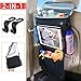 MODOKIT Car Back Seat Organizer with Cooler Bag and Tablet Cup Holder, 600D Waterproof Portable Travel Storage Bag, 2 Pcs Hooks Included
